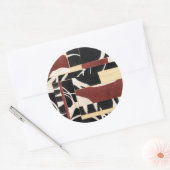 Stukken en delen II Ronde Sticker (Envelop)