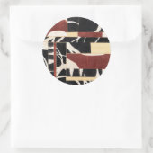 Stukken en delen II Ronde Sticker (Tas)