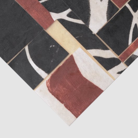 Stukken en delen II Tissuepapier (Detail)