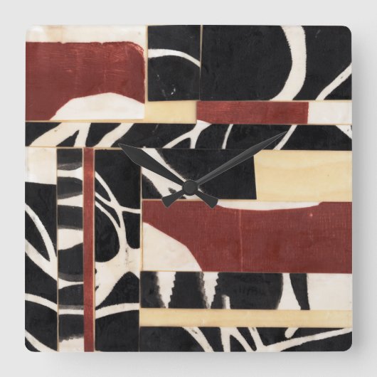 Stukken en delen II Vierkante Klok (Voorkant)