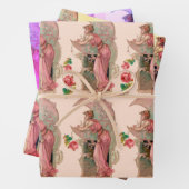 STUKKEN / LADY VAN DE MON, STROMEN EN PINKROOIEN INPAKPAPIER VEL (In situ)