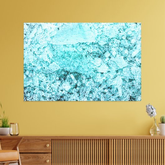 stukken mentale integratie canvas afdruk (Insitu (Woonkamer))