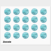 stukken mentale integratie ronde sticker (Vel)