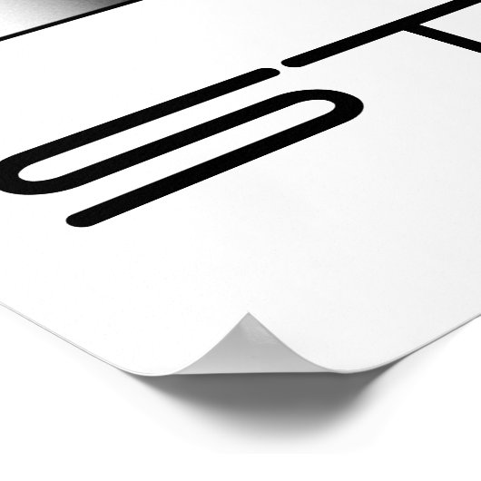 Stukken T Poster (Hoek)