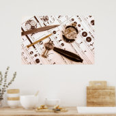 Stukken tijd poster (Keuken)