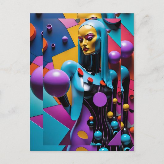 Stukken van Haar Telekinese Briefkaart (Voorkant)