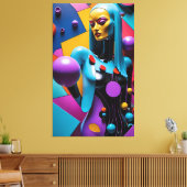 Stukken van Haar Telekinese Canvas Afdruk (Insitu (Woonkamer))