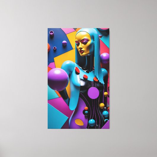 Stukken van Haar Telekinese Canvas Afdruk (Voorkant)