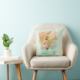 Stukken van Heaven Quote Boho Flowers Kussen