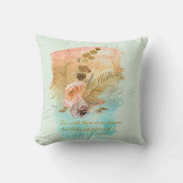 Stukken van Heaven Quote Boho Flowers Kussen