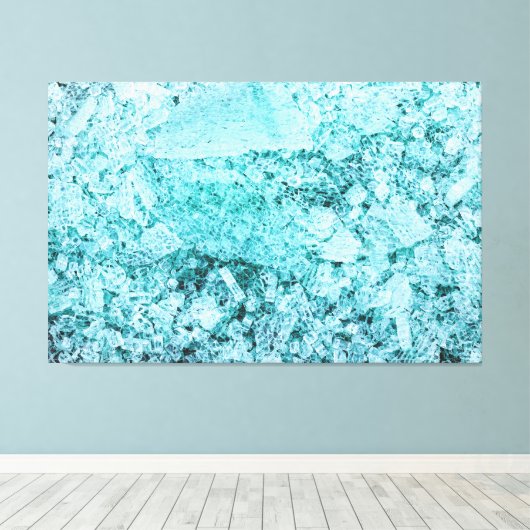 stukken van mentale integratie canvas afdruk (Insitu (Houten vloer))