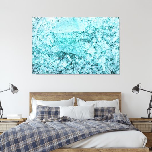 stukken van mentale integratie canvas afdruk (Insitu (Slaapkamer))