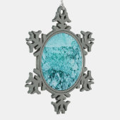 stukken van mentale integratie tin sneeuwvlok ornament (Links)