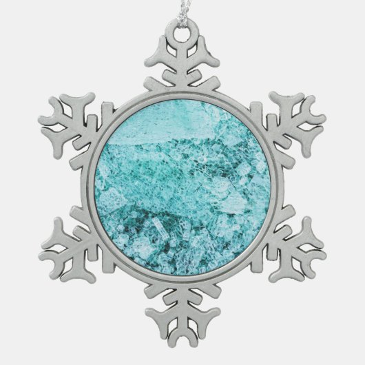 stukken van mentale integratie tin sneeuwvlok ornament (Voorkant)