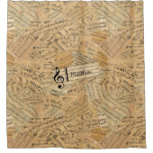 Stukken van muziek-ID389 Douchegordijn (Voorkant)