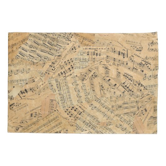 Stukken van muziek-ID389 Kussensloop (Achterkant-Links)