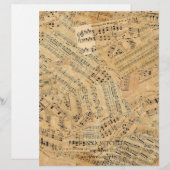 Stukken van  muziek-ID389 Persoonlijk Briefhoofd (Voorkant / Achterkant)