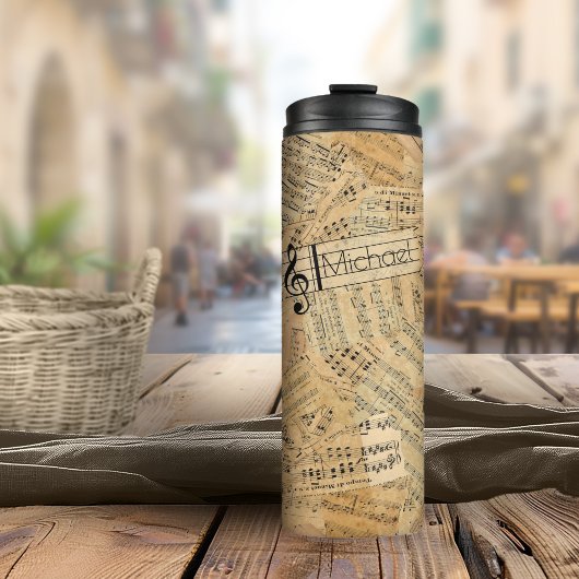 Stukken van  muziek-ID389 Thermosbeker