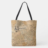 Stukken van  muziek-ID389 Tote Bag (Achterkant)