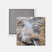 Stukken vijandige wapens liggen op de loer magneet (Voorkant / Achterkant)