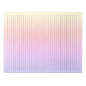 Stukpapier van het College - Waterverf Roze en Paa Notitieblok (Voorkant)