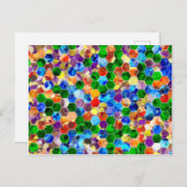 stuksgewijs zeshoeken puntje Briefkaart (Voorkant / Achterkant)