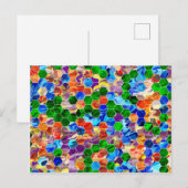 stuksgewijs zeshoeken werveling Briefkaart (Voorkant / Achterkant)