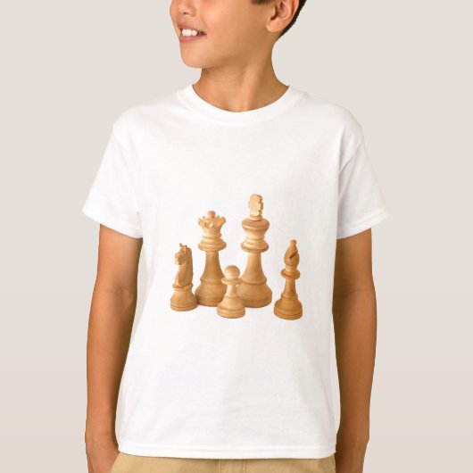 Stukstukken van hout t-shirt (Voorkant)
