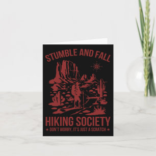 Stumble en Herfst wandelen samenleving maak je gee Kaart