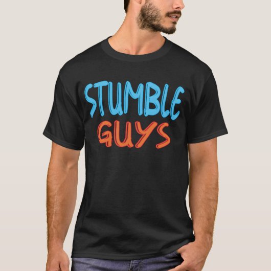 stumble guys spel grappigste shirt retro vintage (Voorkant)