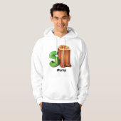 Stump Alfabet Letter S Fun Tree Stump Art Hoodie (Voorkant volledig)