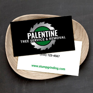 Stump Grincular Saw Visitekaartje