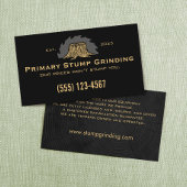 Stump Grining Saw - Tree Stump Visitekaartje