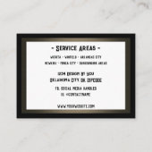 Stump Grining Wood Visitekaartje (Achterkant)