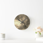 Stump Photo Round Wall klok (Huis)