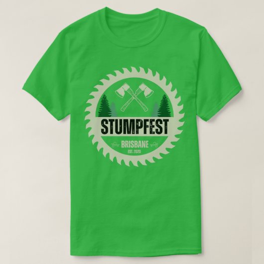 Stumpfest Brisbane Australië T-shirt (Design voorkant)