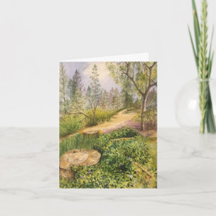 Stumping bij het Bass Lake Kaart