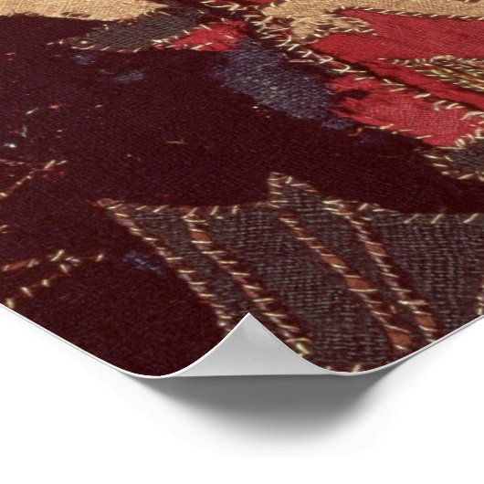 Stumpwork voor Tristan en Isolde Poster (Hoek)