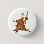 Stumpy Button (klein) Wit (Voorkant)