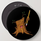 Stumpy Button (kolossaal) zwart (Voorkant /achterkant)