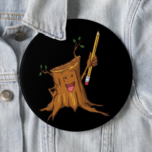 Stumpy Button (kolossaal) zwart (In situ)