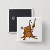 Stumpy Button (Square) White (Voorkant /achterkant)