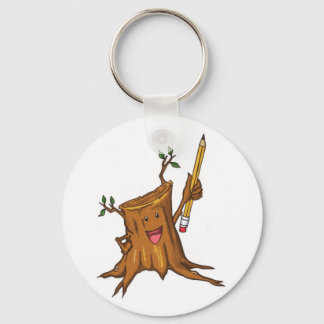 Stumpy Sleutelhanger wit