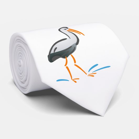 Stumpy Stork Stropdas (Opgerold)