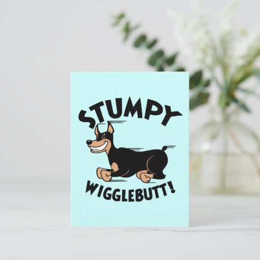 Stumpy Wigglekont! Briefkaart (Staand voorkant)