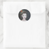 Stunging Ronde Sticker (Tas)