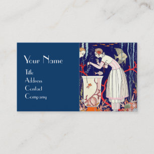 STUNNEN VAN KLEINE VIS, AQUARIUM, DECO BEAUTY MODE VISITEKAARTJE