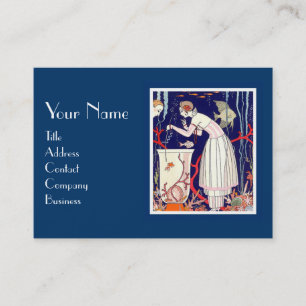 STUNNEN VAN KLEINE VIS, DECO BEAUTY MODE MONOGRAM VISITEKAARTJE