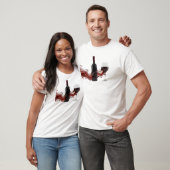 Stunning ABSTRACT WINE Draagbare Kunst T-shirt (Unisex)