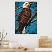 Stunning American Bald Eagle Poster (Keuken)